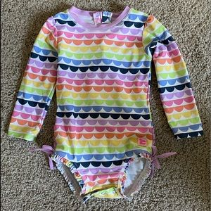 Ruffle Butts Long sleeve swimsuit